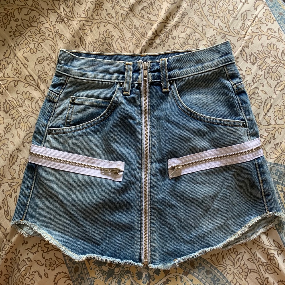 carmar denim skirt